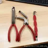 Juego de Pinzas Rompedores de Línea Automotriz, Pinzas Rompedoras de Separación de Tuberías de Aceite, Pinzas Rompedoras de Corriente Especiales para Electricista, Herramienta Recta con Codo de 8 pulgadas