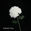Flor Artificial Única de Hortênsia Grande Decoração para Casa Sala de Estar Mesa de Jantar Flor Falsa Buquê para Fotografia de Casamento Verão Infinito