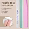 Tiras para Pulir Uñas y Manicura, Tiras de Esponja para Frotar, Limas Especiales para Pulir Uñas, Tiras para Manicura y Lijado de Manos, Juego de Herramientas de Lima