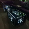 Juego de Sofá y Mesa de Café de Alta Gama para Salas de Fiesta, Salas Privadas, Bares, Cines, Clubes de Entretenimiento, Asientos en Booth en Forma de U y L