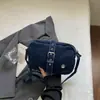 2026 Verano Nueva Moda Tendencia Bolso para Teléfono Móvil Bolso de Hombro de Mezclilla Alto Valor Color Sólido Casual Artístico Bolso Cruzado