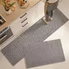 Felpudo de Cocina Plano Imitación Sisal, Alfombra de Bucle de Piña de Alta Densidad, Felpudo Antideslizante Absorbente de Agua, Felpudo de Cocina Duradero para el Hogar