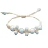 Pulsera de Cerámica de Jingdezhen Pulsera Tejida Pulsera de Cuentas de Porcelana Nueva Pulsera Estilo Chino para Mujer Estilo Étnico Joyería Literaria para Estudiantes