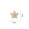 Celebridad de Internet Nueva Transferencia de Alta Velocidad Cuentas Flor de Zircón Joyería para Uñas Giratoria Completamente Diamantada Copo de Nieve Lujo Ligero Decoración para Uñas Taladro