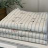 Cubrecama Estampado de Algodón Coreano, Sábana de Cama Doble Engrosada de Algodón Puro, Colchón Tatami, Sábana de Cama Acolchada Venta al por Mayor++