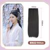Peluca Hanfu con Barbas de Maíz Pieza Fila de Cabello Antiguo Recta de Una Pieza Traje Antiguo Paquete de Cabello Almohadilla de Estilismo Cabello de Hada Estilo de Cabello Invisible