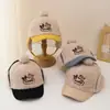 Sombrero de Protección para Orejas Estilo Coreano para Niños Otoño e Invierno Gorra de Pato Cálida a Prueba de Viento Felpa Bebé Ciclismo Niño Sombrero Lei Feng