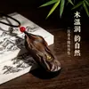 Bodhisattva Madera de Águila Madera de Águila Medicina Preciosa Madera de Águila Exquisitamente Tallado Forma Natural Colgante de Collar Buda Talismán Colgante de Cuello Tallado en Madera Juguete Cultural Colgante