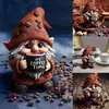 Artesanías de Resina de Enanos para el Tiempo del Café Nuevo Tridimensional Transfronterizo Adornos Decoraciones para el Hogar Adornos Pequeños de Escritorio