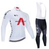 Venta al por mayor de fábrica versión Tour de Francia traje de ropa de ciclismo de manga larga para primavera y otoño bicicleta de montaña ropa deportiva transpirable para hombre