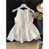 2026 Nueva Camisa Francesa de Estilo Puro Deseo sin Hombros de Manga Larga para Mujer, Nuevo Top de Moda Otoñal, Color Sólido Blanco, Alta Elasticidad