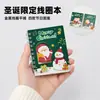 Cuaderno Espiral de Dibujos Animados Lindo A7 Pequeño Cuaderno Navideño Portátil de Bolsillo Alta Apariencia Diario para Estudiantes