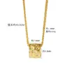 Estilo Influencer de Tiktok Diseño de Nicho Collar de Zirconia para Mujer Cadena para Suéter de Plata de Ley S925 Joyería de Alta Gama