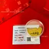 Pegatinas Doradas para Teléfono con Oro Puro 999, Láminas Doradas de Riqueza Instantánea, Imanes de Nevera Designados para la Fortuna, Regalos de Apertura de Tienda al por Mayor