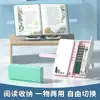 Suporte para Leitura Estojo de Lápis Caixa de Papelaria Multifuncional Legal Estojo de Lápis Camada Dupla Grande Capacidade Estojo de Lápis Suporte de Leitura Uso Duplo