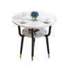 Mesa Pequeña de Té para Balcón, Juego de Mesa y Sillas Pequeñas para Reuniones y Negociaciones de Oficina, Mesa de Café Pequeña para Apartamento Pequeño del Hogar, Mesa de Comedor, Mesa Redonda Pequeña de Ocio