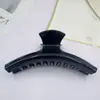 Flor de Laranjeira Presilha Curva Estilo Francês Estampa de Leopardo Presilha Grande para Cabelo Presilha Tubarão Piranha Feminina Acessório de Cabelo Elegante