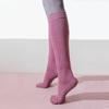 Calcetines de Yoga de Algodón con Punta Abierta Transpirables Calcetines Deportivos Rayados de Punta Dividida para Mujer Calcetines de Yoga Largos Transfronterizos Europeos y Americanos