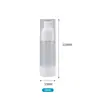 Frasco dispensador a vácuo de plástico para loção e sérum, frasco vazio portátil para skincare, embalagem cosmética