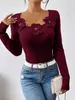 Nuevo top sexy francés de otoño e invierno 2025