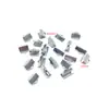 Accesorios de Joyería de Acero Inoxidable Clip Fijo para Cordón de Cuero DIY Hebilla Hebilla Hecho a Mano