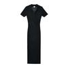 Comércio Exterior Roupas Femininas 2025 Verão Novo Europeu e Americano Tricô Saia Tubinho Jacquard Recortada Aparência Emagrecedora Cintura Alta Vestido