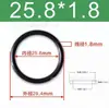 Anillo tórico de caucho nitrilo con un diámetro de alambre de 1.8 mm, en stock, Anillo de sellado resistente al aceite e impermeable, Anillo de caucho negro antienvejecimiento