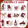 Calcetines de Navidad Nuevos Transfronterizos Gnomo Decoraciones de Madera Colgantes para Árbol de Navidad Fiesta Decoraciones para el Hogar
