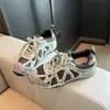 Zapatillas de entrenamiento retro alemanas Kalaoya para mujer, de suela gruesa, que aumentan la altura, transpirables, zapatillas casuales, zapatillas planas versátiles para correr