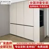 Armario a Medida para Toda la Casa Muebles para Habitación de Hotel Ingeniería de Comercio Exterior Integral Gabinete de Madera Maciza Armario de Pared Armario de Piso Integrado