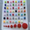 Bolas Rellenas, Bolas de Pelo Coloridas de Alta Elasticidad, Bolas Pequeñas de Pelo Hechas a Mano para DIY, Accesorios para Ropa, Accesorios para Juguetes de Niños, Al Por Mayor Listas para Enviar