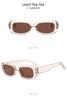 Populares en stock moda gafas de sol de montura pequeña modernas para niños y niñas degradadas gafas de sol de montura pequeña de celebridad de Internet gafas de sol
