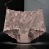 Roupa Íntima Boxer Feminina Plus Size 300kg Renda Roupa Íntima Feminina Cintura Alta Sexy Vazada Algodão Briefs