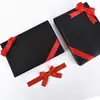 Poliéster con Lazo de Doble Oreja Empaque de Caja de Regalo Nudo Cinta Hecha a Mano Lazo de Doble Capa Acabado Elástico Cuerda Elástica