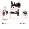 Tornillo de resorte para placa posterior de tarjeta gráfica, tornillo combinado niquelado, arcoíris jijia micro estrella núcleo tornillo de tarjeta gráfica M2