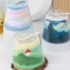 Herramienta Creativa DIY Hecho a Mano Paisaje Pintura al Óleo Paquete de Materiales de Arena de Colores Velas Aromáticas sin Llama Cera Taza de Cera Pintura con Arena