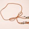 Novo estilo coreano All-match microfibra tecido feminino cintura estreita corrente com saia cinto fino feminino casual wear