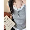 Collar con Colgante de Gota de Agua Plateada Estilo Coreano para Mujer, Nuevo Modelo 2026, Cadena Larga de Lujo Ligero de Alta Gama para Sudaderas, Accesorio Versátil