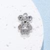 Pingente Urso de Pérola Acessórios de Pingente Simples Liga Diamante Acessórios de Joalheria DIY Brincos Pulseira Colar Roupa