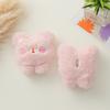 Llavero Colgante Animal Oso Estéreo Ins Broche de Felpa Estéreo Zapato Bolso Adorno para la Cabeza DIY Accesorios de Muñeca Rellena de Algodón