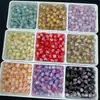Cuentas de Resina de 10 mm Symphony Galáctica Bicolor que Cambian con Luz UV para Pulsera de Cuentas DIY, Collar, Cuentas Sueltas Redondas