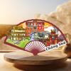 Pegatinas para refrigerador de Changsha, pegatinas magnéticas de madera tridimensionales de la ciudad, recuerdos turísticos de Hunan, pegatinas para refrigerador de la marea nacional de Wengchuang, venta al por mayor