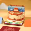 Luoyang Produtos Culturais e Criativos Tendência Nacional Escultura em Papel Enfeites Atrações de Museu Lembrancinhas de Negócios Cadernos Tridimensionais 3D Personalizados