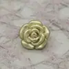 11,5mm Botões de Metal Camélia para Camisa Pequenos Estilo Fragrante Botões Superiores Femininos Acessórios para Roupas Vestido Atacado