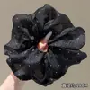 Scrunchie de renda estilo coreano para mulheres, elástico de rabo de cavalo de alta qualidade, alta elasticidade e faixa de cabelo durável
