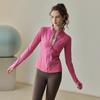 Chaqueta Deportiva Slim-Fit con Forro Polar para Mujer, Nuevo Estilo Otoño e Invierno 2025, Top de Fitness Adelgazante, Ropa de Yoga para Entrenamiento de Pilates