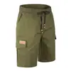 Pantalones Cortos Transfronterizos de Estilo Europeo y Americano para Hombre, de Verano, con Múltiples Bolsillos, Holgados, Transpirables, de Secado Rápido, Casuales para Exteriores, Venta al por Mayor