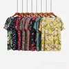 Novas Roupas de Verão Plus Size para Mulheres de Meia-Idade e Idosas, Camisetas para Mãe, Tops de Manga Curta para Vendedoras Ambulantes de Mercado no Atacado