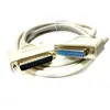 Cabo de dados paralelo DB25 M/F1.5 M para porta paralela de computador, impressora, máquina de controle fiscal em estoque atacado