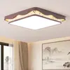 Lámpara de techo para sala de estar estilo medieval, nuevo modelo 2026, lámpara de comedor estética estilo Song, accesorios de iluminación con veta de madera de nogal, paquete completo para toda la casa